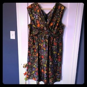 Retrolicious Black Floral Dress from ModCloth